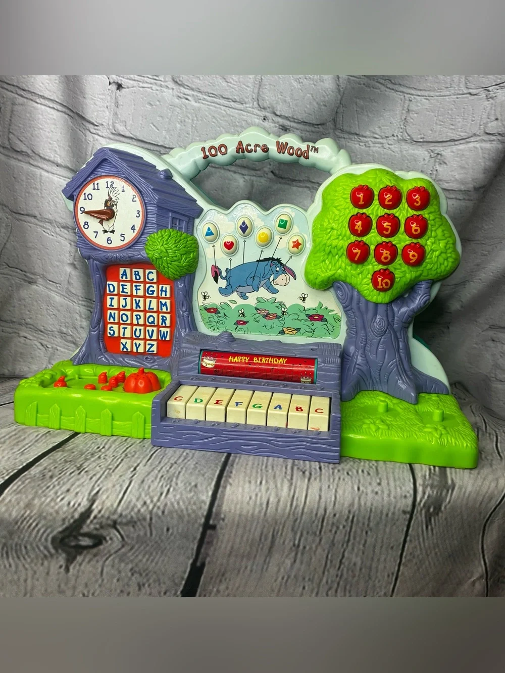 Vtg 90s Disney Winnie the Pooh 100 Acre Wood Interactive Learning Center KidCore